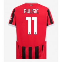 AC Milan Christian Pulisic #11 Fotballklær Hjemmedrakt 2024-25 Kortermet